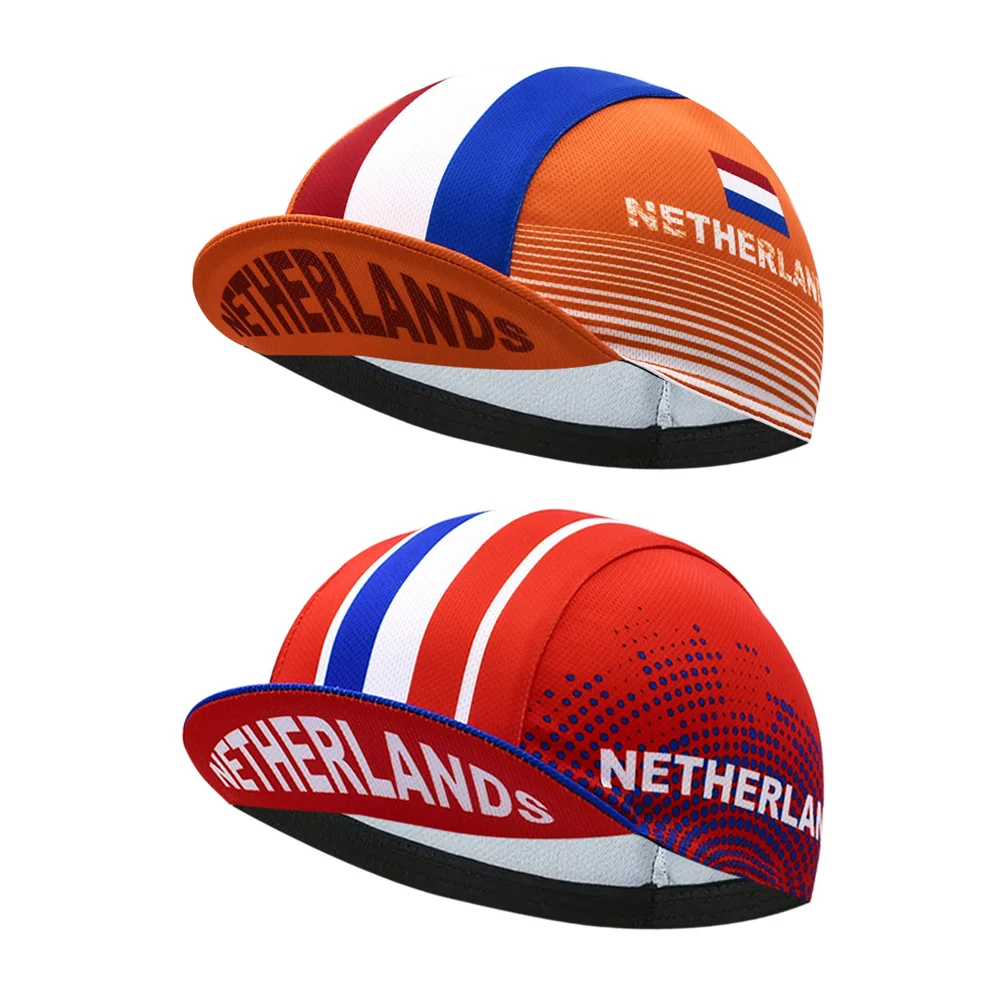 

Netherlands Retro Classic Cycling Caps Summer Men Bike Outdoor Breathable Quick Dry Riding Hats