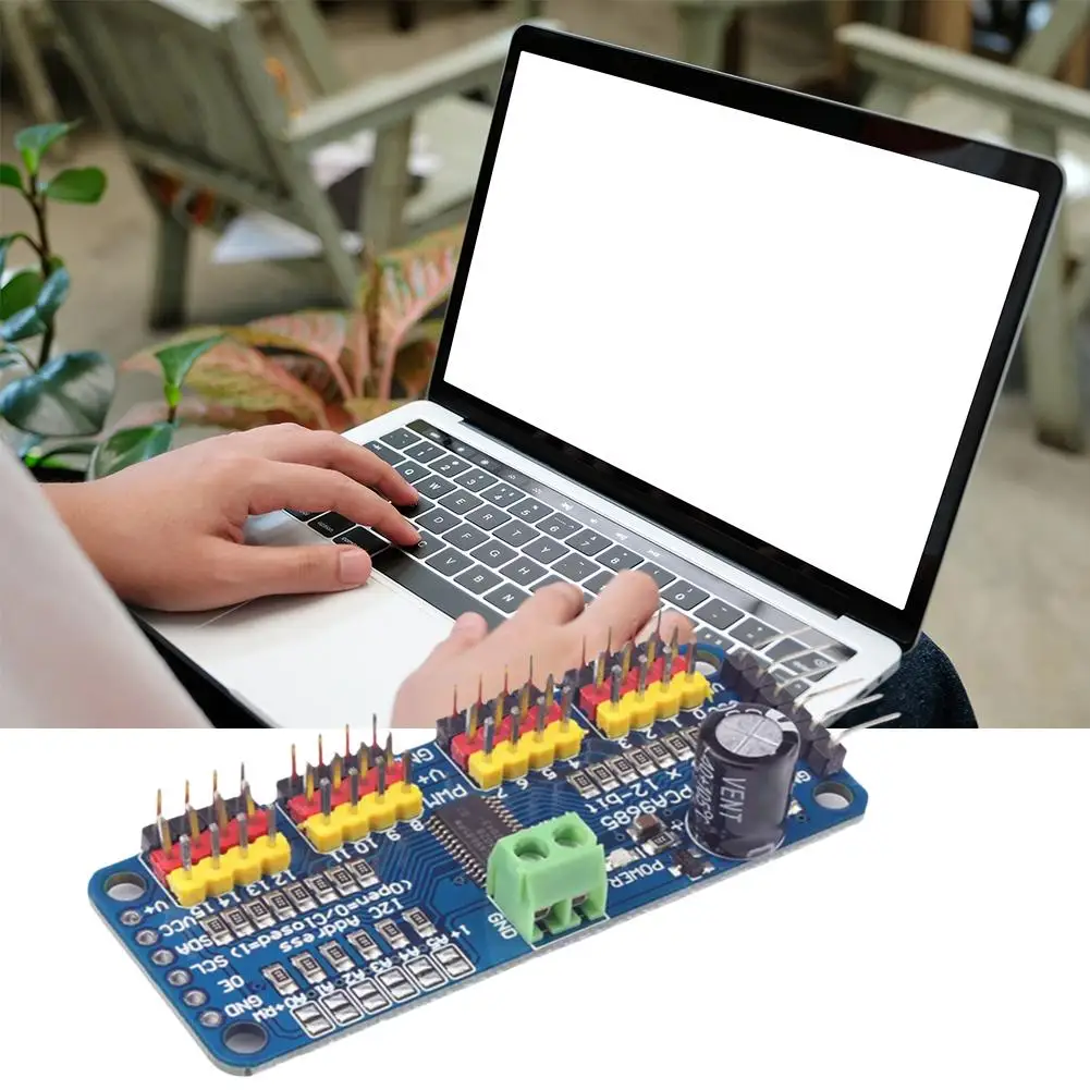 16 Channel 12-bit PWM/Servo Driver-I2C Interface PCA9685 Module For Raspberry Pi Module Servo For Arduino Robot M2G9