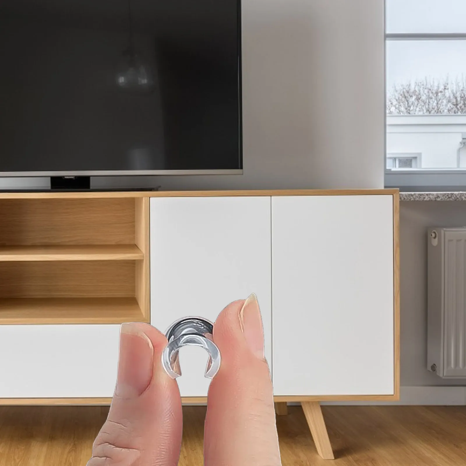 

80 Pcs Anti-slip Gasket Glass Table Rubber Grippers Counter Top Spacers Clear Bumpers Pads