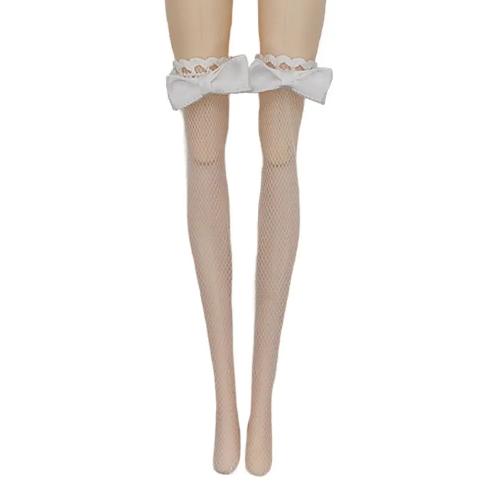 Mode handgemachte Spitzens trümpfe lange 30cm Puppen socken Legging Freizeit kleidung Accessoires Kleid Kleidung für Puppe DIY Spielzeug