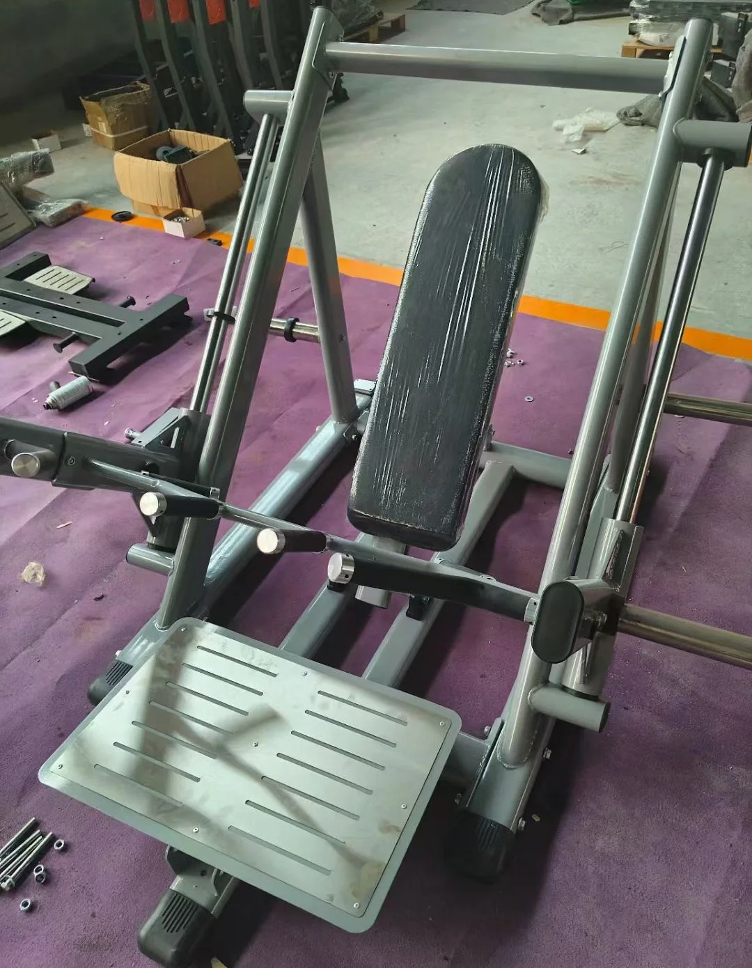 Pista comercial remo volta puxar treinador propenso volta puxar equipamentos de fitness posição permanente magro volta treino