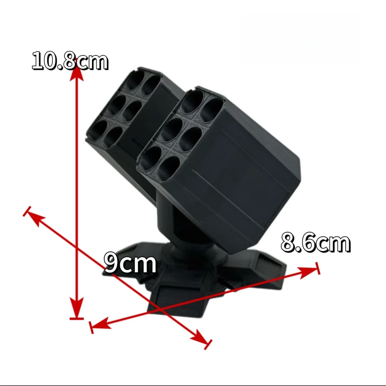 1 Piece of 3D Printed Military Defense Turret Pen Holder, Can Hold 12 Pens, Creative Desktop Storage Solution, Detachable Minimalist Ornament, Party Gift