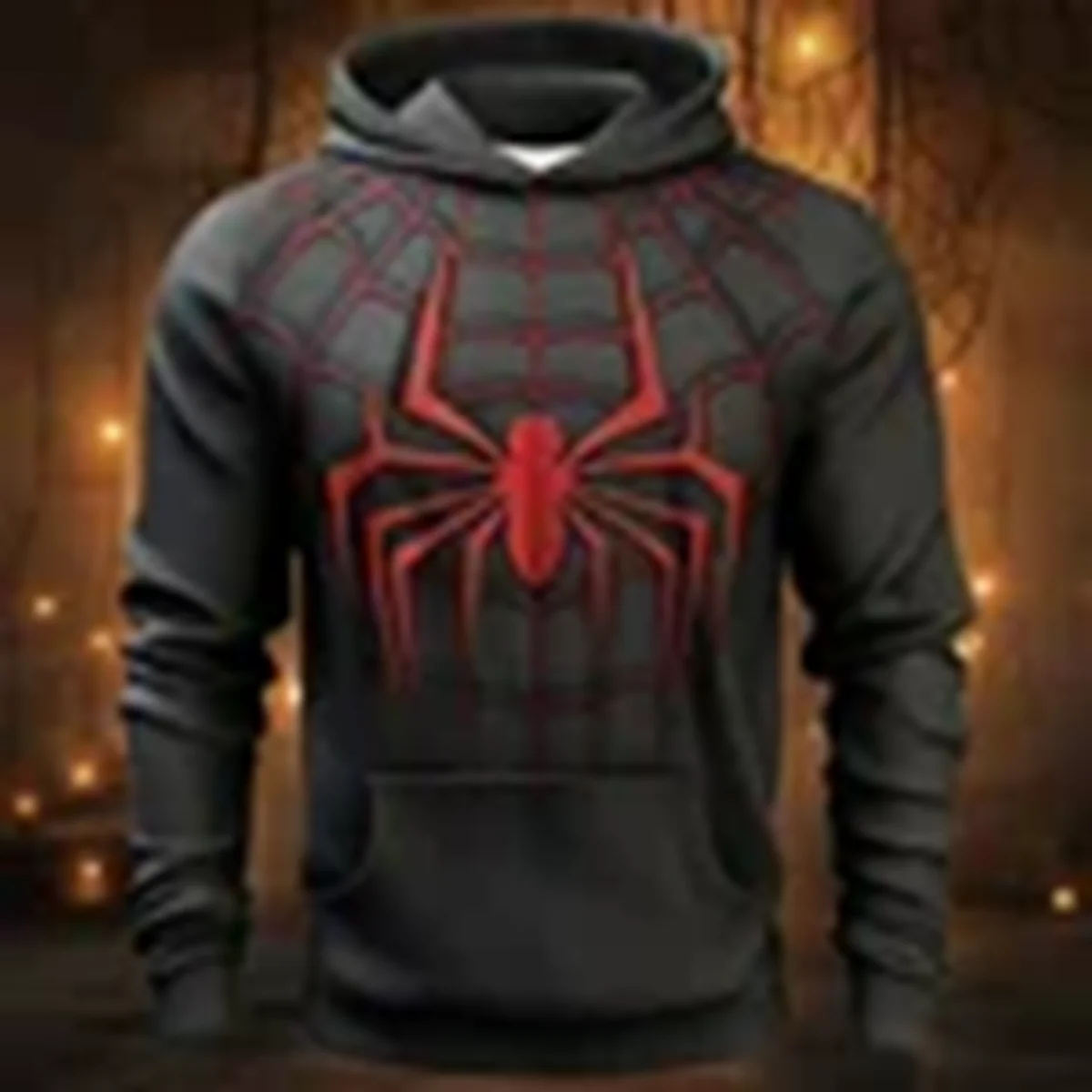 

New Autumn Spider Web Pattern 3d Hoodie Animal Hoodied Hip Hop Retro Sweatshirt Fashion Trend Casual Long Sleeve Pullover Tops