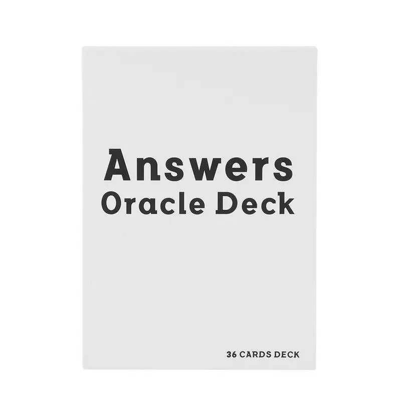 

Answers Oracle Deck 36 Cards Divination Fate Cards Oracle Card Deck Board Table Games for Beginners and Professional Player