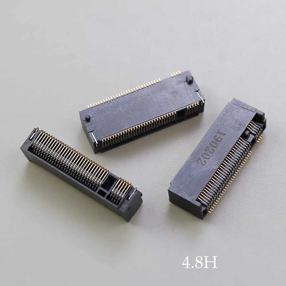 1PCS  M.2 Connector 67P  M-KEY NGFF interface socket SSD socket H=3.2 / 4.2 / 4.8 / 6.7 / 8.5 M.2 SSD Slot NGFF Socket Hot New