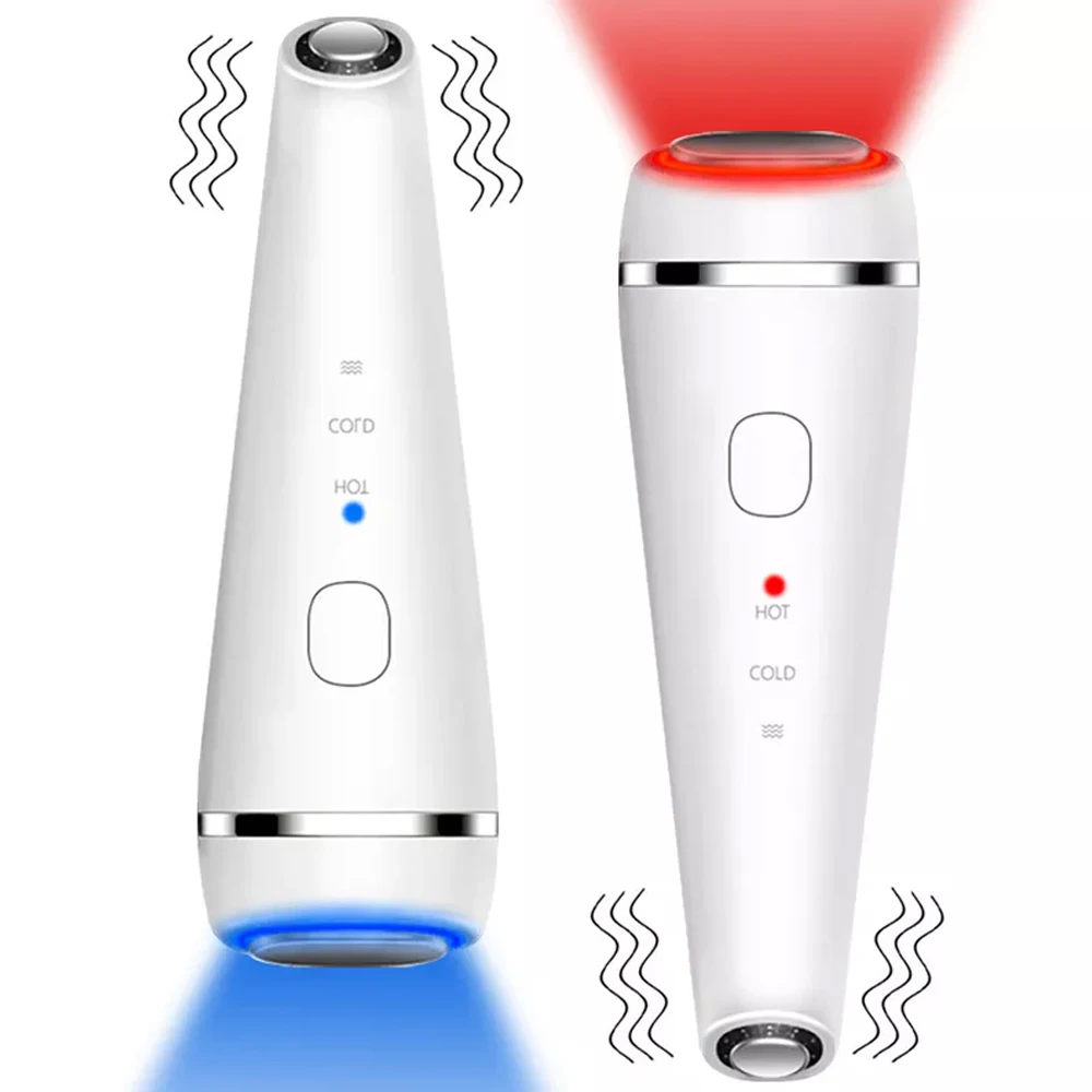 

Professional Facial Tightening Anti Aging Wrinkle Removal Face Eye Massager Ultrasonic Hot & Cold Face Lifting Skin Care Machine