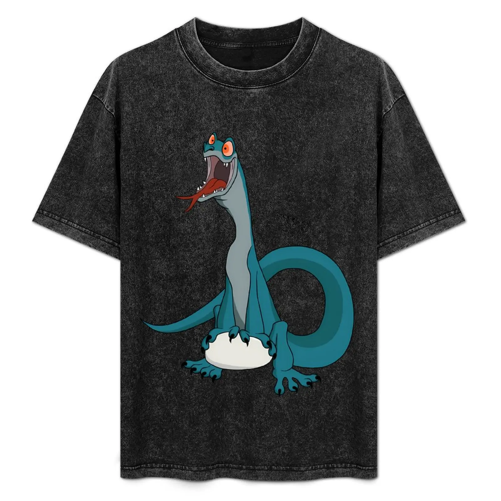 

Joanna The Goanna T-Shirt Basic Solid Color Short Sleeve Cotton Top