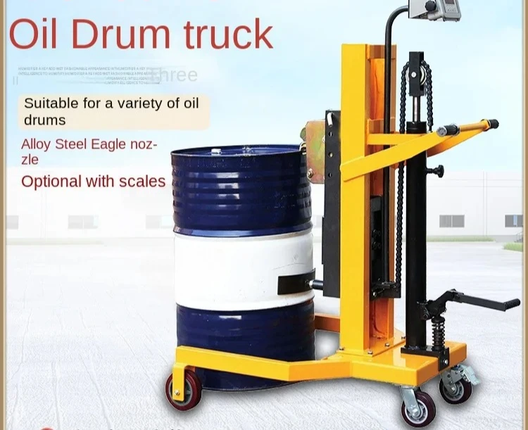 Foot operated hydraulic forklift lift truck push truck transport truck