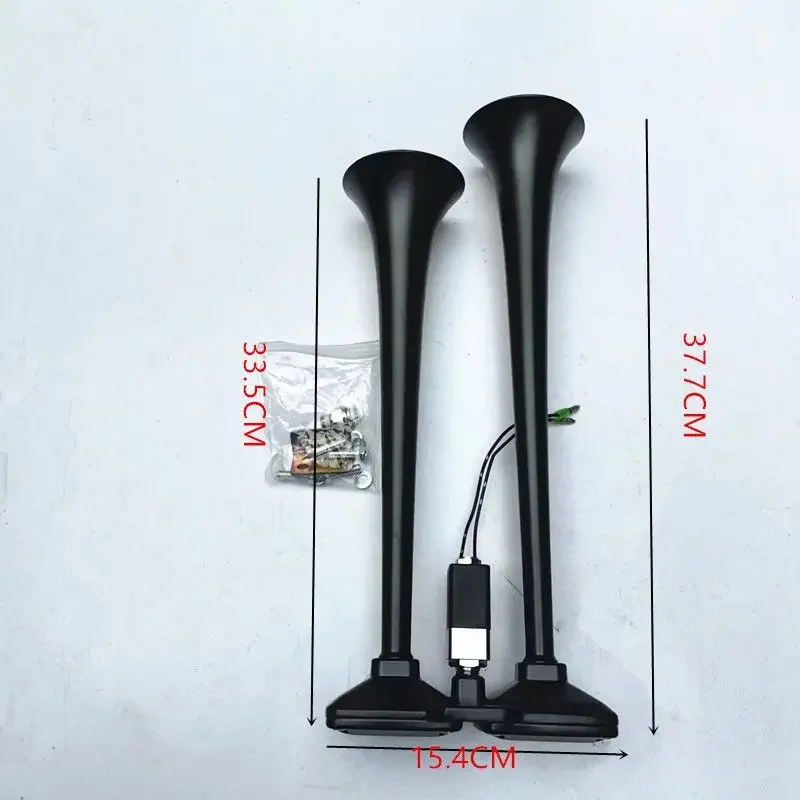 

GoodAir Horn Car Truck Modified Super Loud Whistle Big Volume Truck Air Horn 12v24v Double Tube