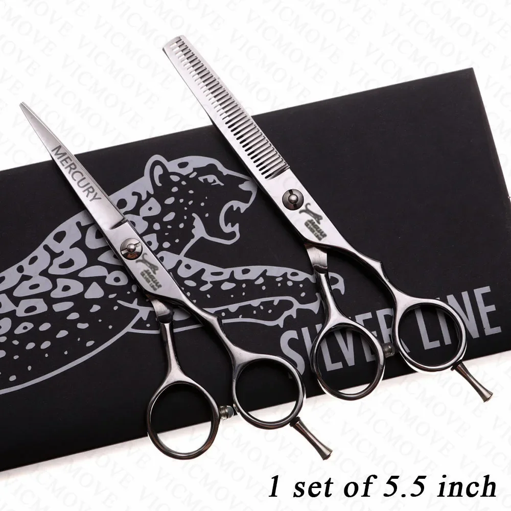 5"/5.5"/6"/6.5"/7" Hair Scissors Professional Hairdressing Scissors Set Cutting+Thinning Barber Shears High Quality - Image 2