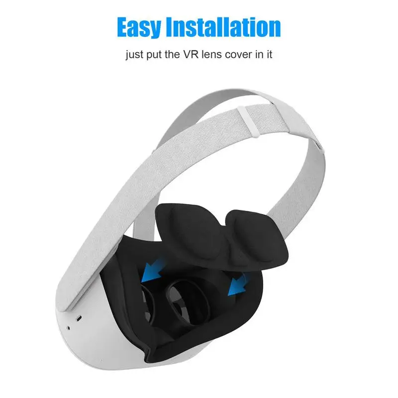 Shock-resistant VR Glasses Len Protective Cover For Picos 4 Neo3 VR Headset Glasses Lens Caps VR Dustproof Caps Accessories