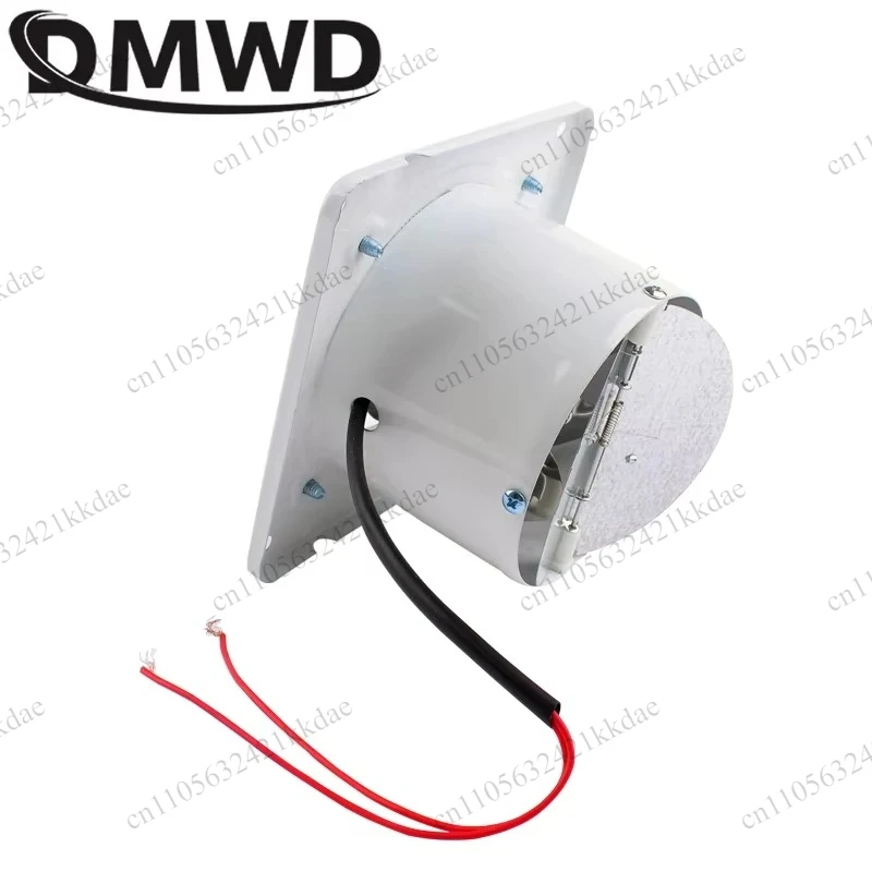 DMWD 4 inch Powerful Silent Ventilation Fan Bathroom Exhaust Fan Kitchen Range Hood Air Extractor Toilet Window Ventilator 25W