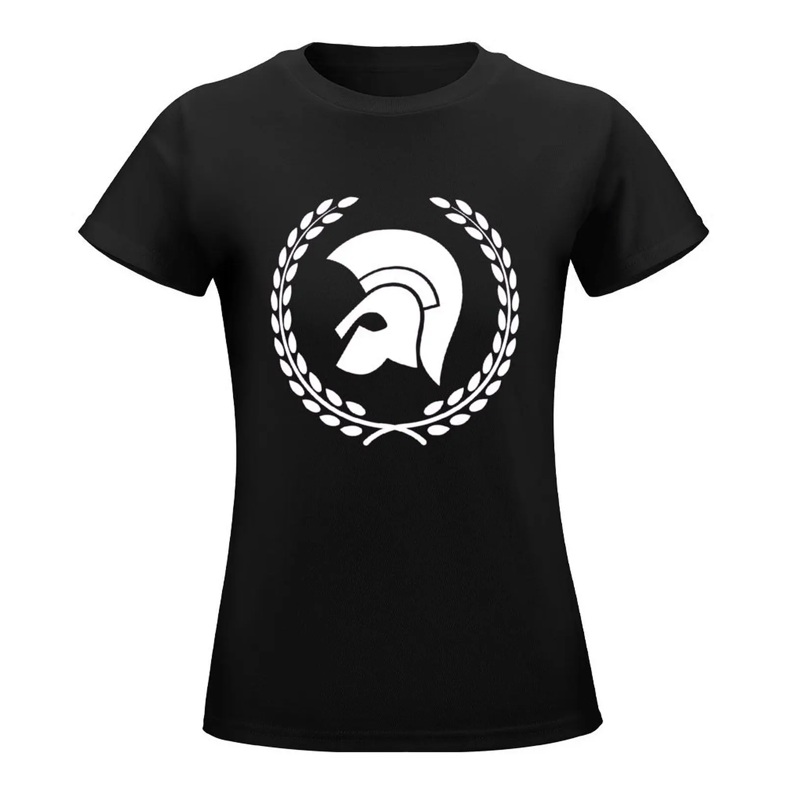 Trojan Crest T-Shirt shirts graphic tees kawaii clothes tops vintage clothes Womens graphic t shirts