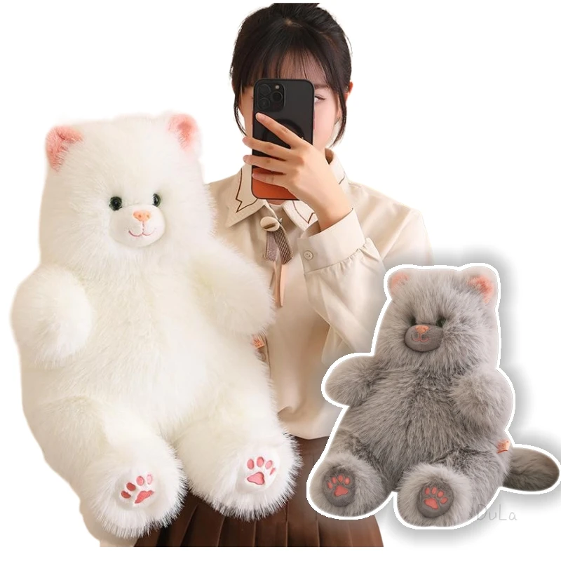 Creative 40/50cm Long Hair Sweet Cat Funny High Quality Super Soft Toys Delicacy Gifts for Kids Girls Home Christmas Party Decor