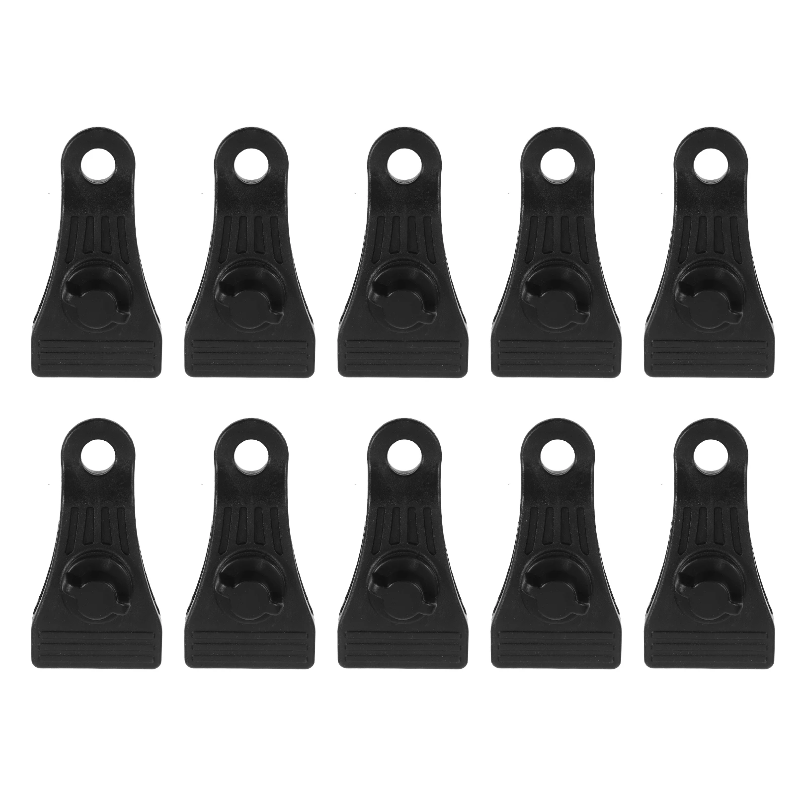 

10 Pcs Outdoor Tent Clamp Swimming Pool Cover Clips Plastic Securing Canopy Black Tarp Fastener