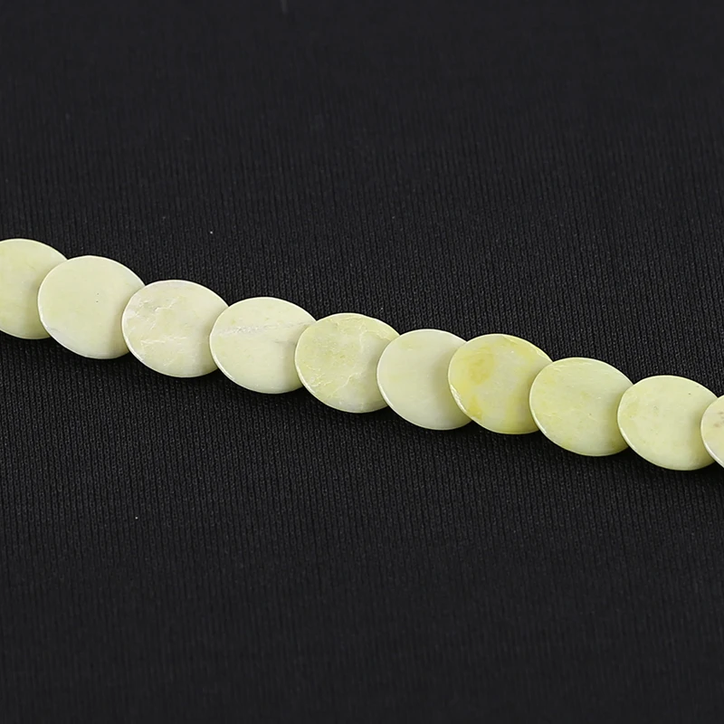 Natural Serpentine Quality Round Loose Beads Jewellery Making 14x3mm DIY Bracelet Necklace Beading Accessories