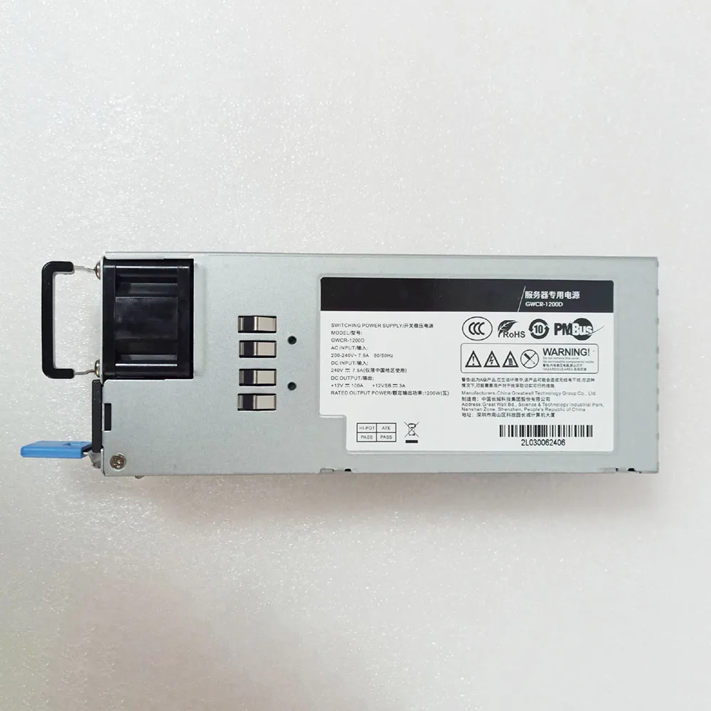 1 piece For Great Wall GW-BKPV2CB Power Module GWCR-1200D Redundant 1200W Power Supply