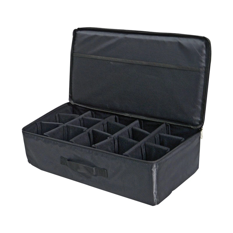 Interval For Protective Box Tool Case Lining Removable Zippered Partition File Bag