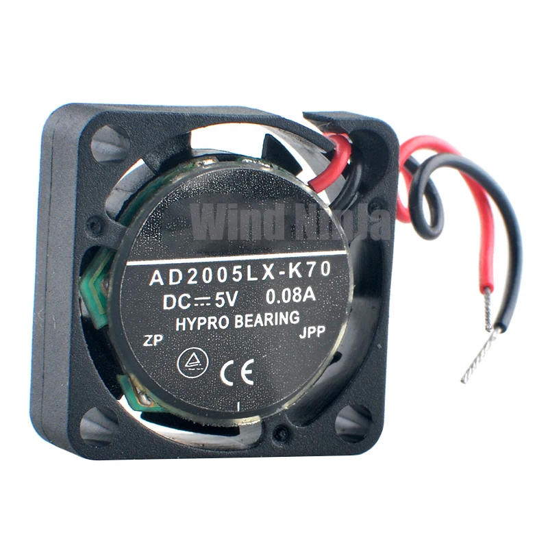 AD2005LX-K70 2cm 20mm fan 20x20x6mm DC5V 0.08A 2pin Micro cooling fan for projectors routers Raspberry Pi cameras