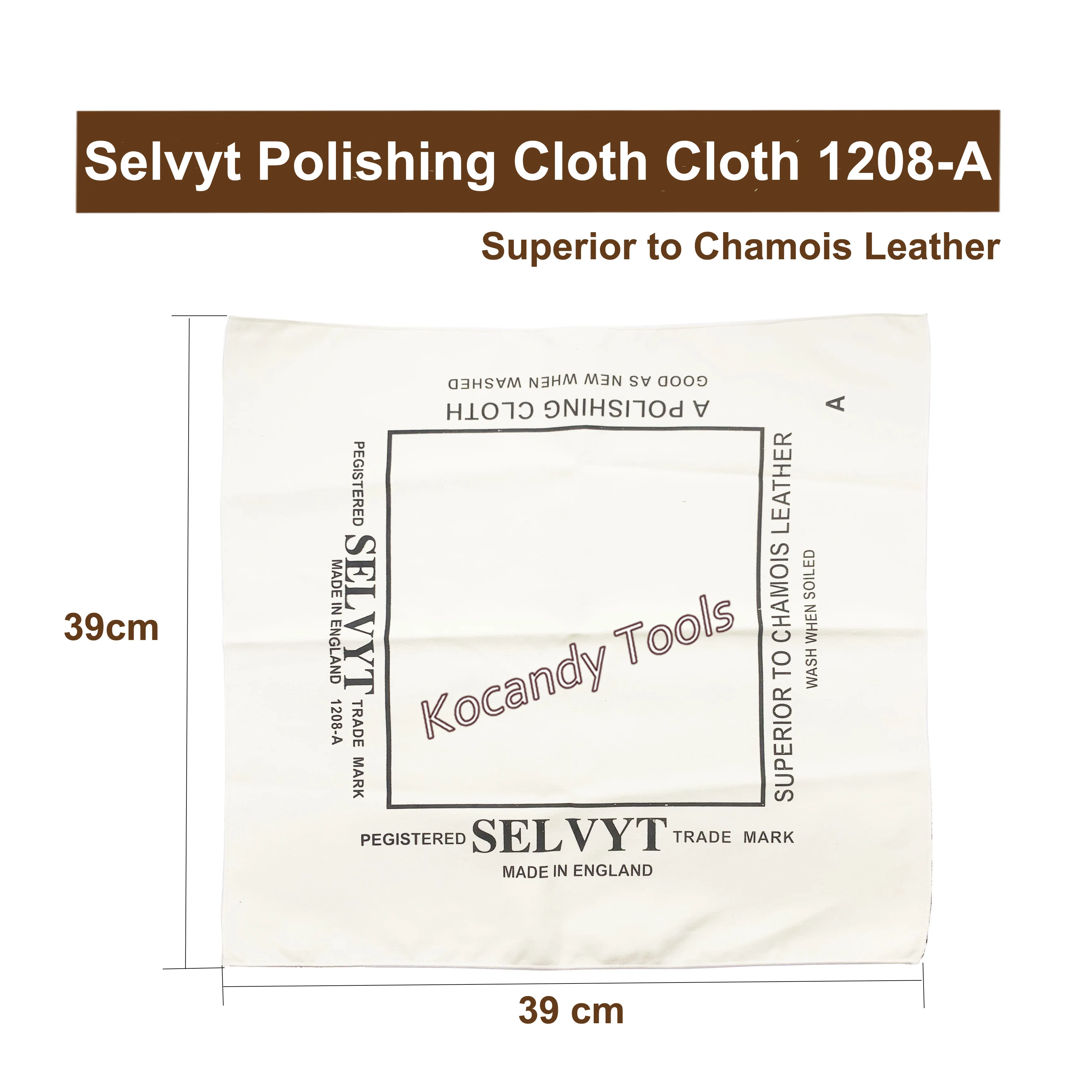 Selvyt Polishing Cloth 1208-A Watch Repair Tool for Watchmakers