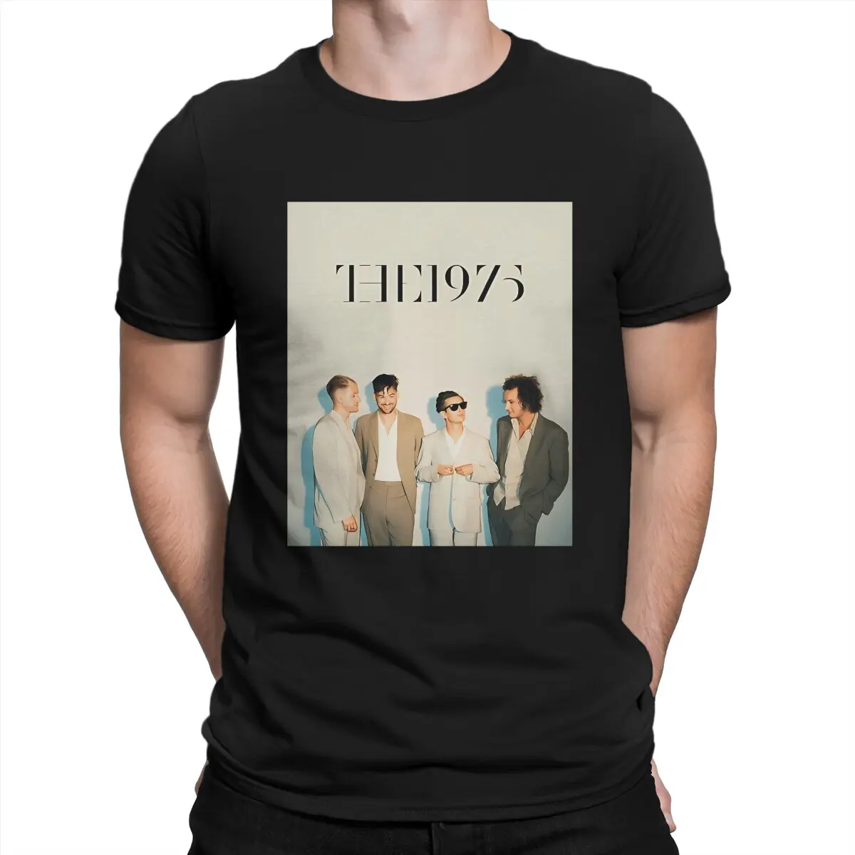 Together Men T Shirt The 1975 Band Vintage Tee Shirt Short Sleeve Round Neck T-Shirts Pure Cotton Gift Idea Tops