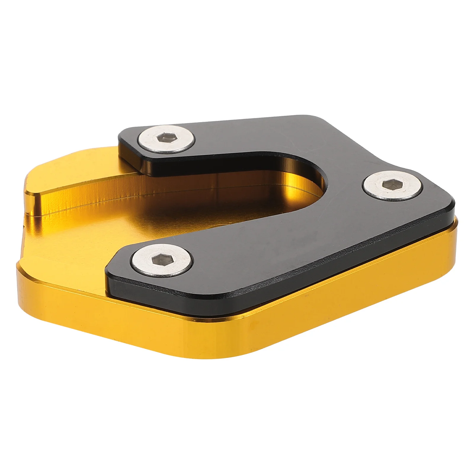 

Motorcycle Kickstand Pad Plate Aluminum Alloy Side Support For Soft Ground Grass Sand Snow Motorbike Stand Extension Accessory
