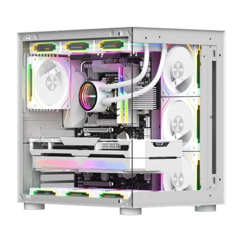 UPSIREN UF-2 PRISM 5 PRO 12CM ARGB Large Air Volume Computer Chassis Fan Regular version/Reversed version Dual mode selection image 5