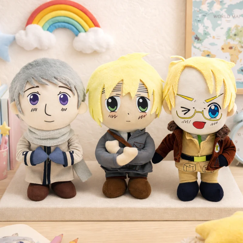 

26cm Hetalia Russia Plush Dolls Hetalia Ivan Braginsky Hetalia Axis Powers America Plush Toys Movie Stuffed Animals Fans Gifts