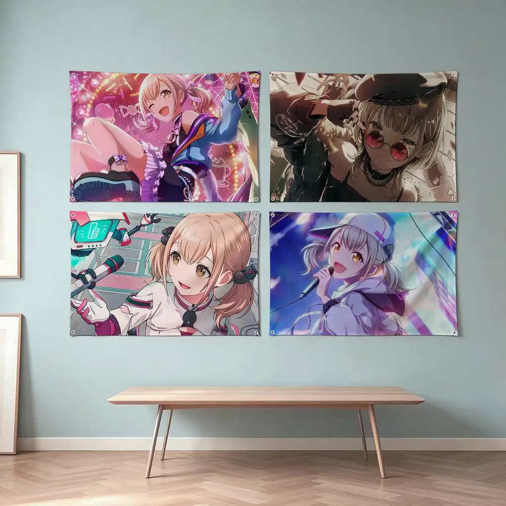 Vivid BAD S-SQUAD EDM PJSK Flag Suitable For Party Club Outdoor Interior Wall Decoration Banner Fans Gift
