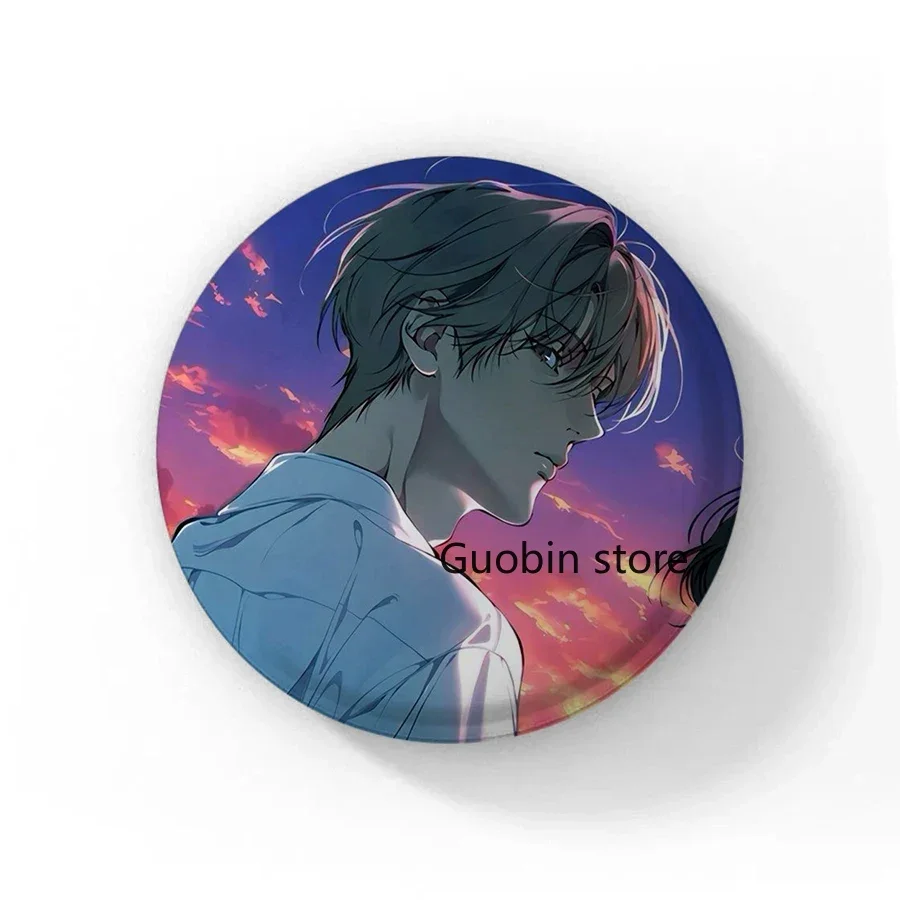 58mm Lost in The Cloud BL Anime Button Pin Cartoon Skylar Cirrus Art Brooch Badge Backpack Decor Accessories Student Stationery