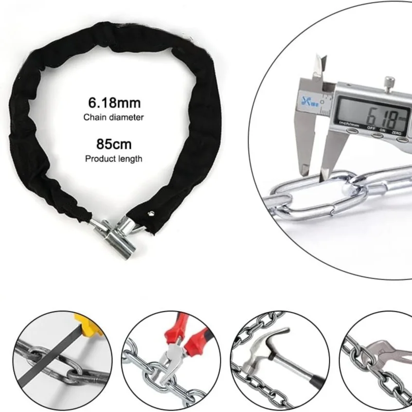 TOSUOD Bicycle & Mountain Bike Locks, Electric Bike Locks, Cycling Anti-theft Gear - Circle Lock & Steel Cable Lock. image 2