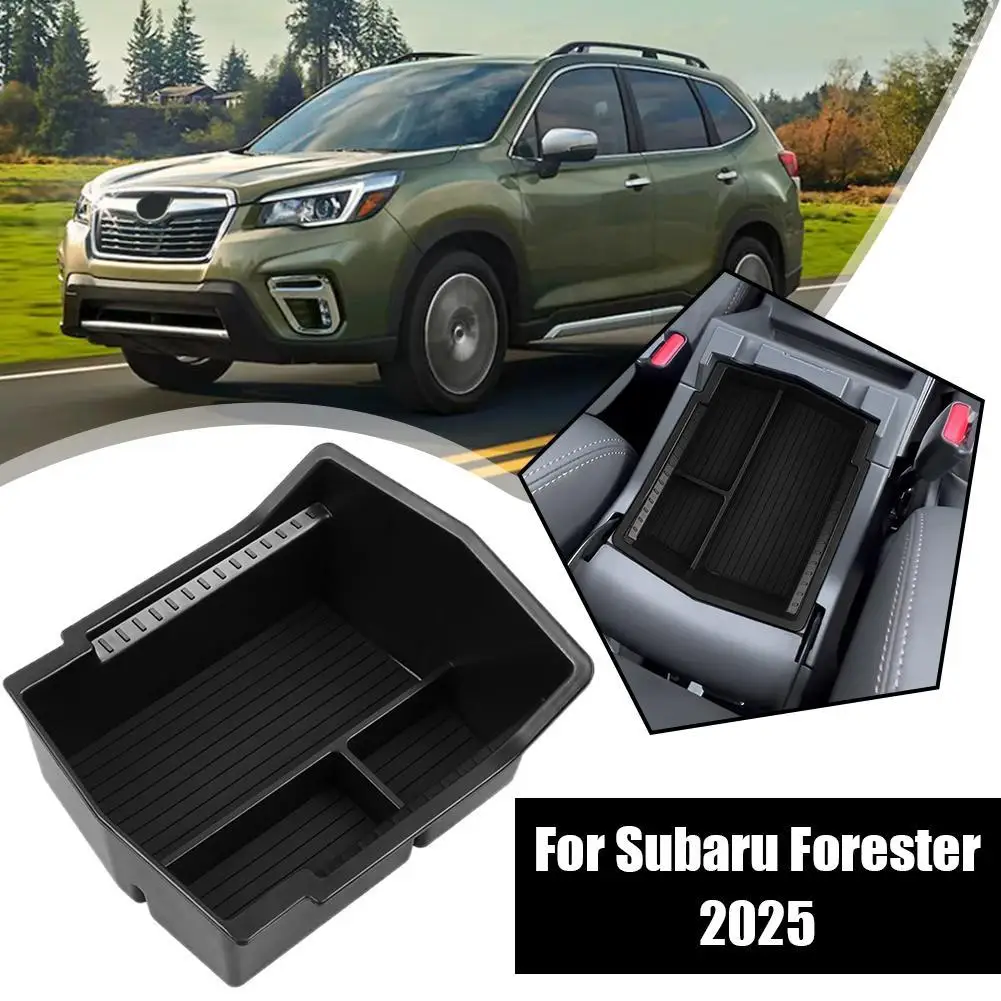 For Subaru Forester 2025 NEW ABS plastic center control gear Armrest box storage box cover interior decoration accessories