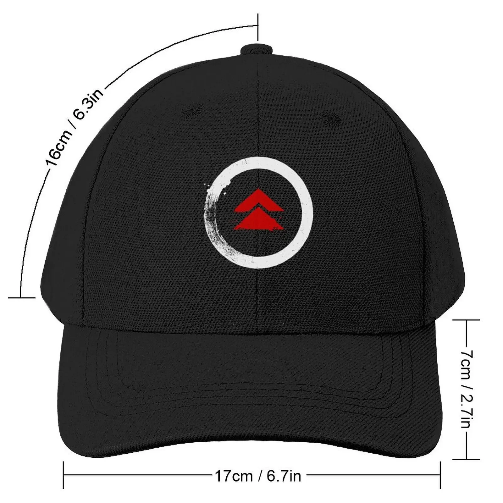 Ghost of Tsushima Logo Baseball Cap Zonnepet Trucker Hat theehoed voor heren Dames