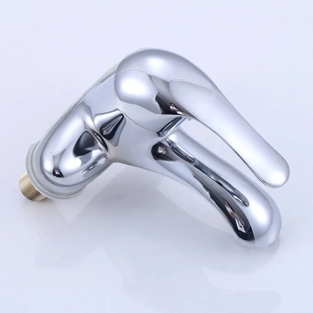 

Modern Hot and Cold Bathroom Taps Valve Switch Quick Open Sink Mixer Tap Basin Faucet
