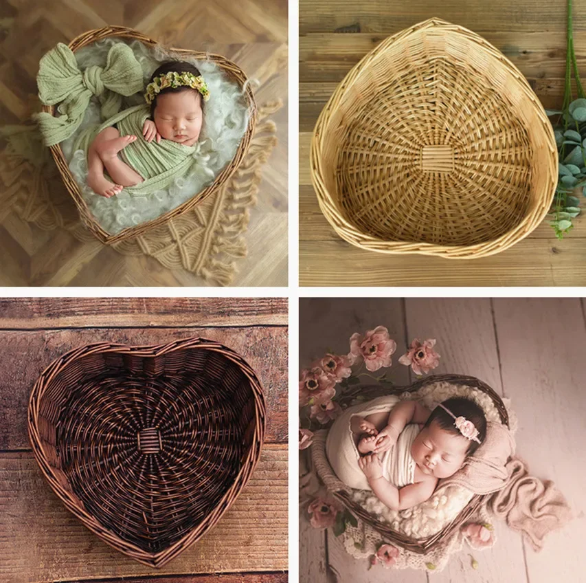 

Photography Baby Props Baby Shoot Studio Woven Accessori Basket Photo Props Baby Newborn Photography Prop Newborn Accessori