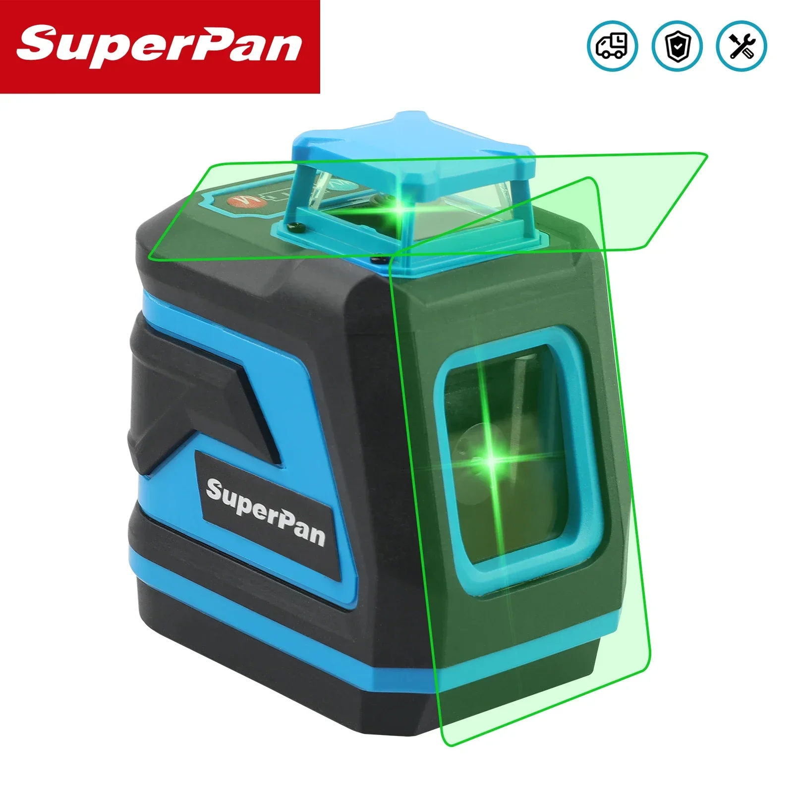 

Level Laser 5 Lines 360 Level Automatic Leveling Equipment Construction Tools Green Light Laser Cross Professional nivel laser