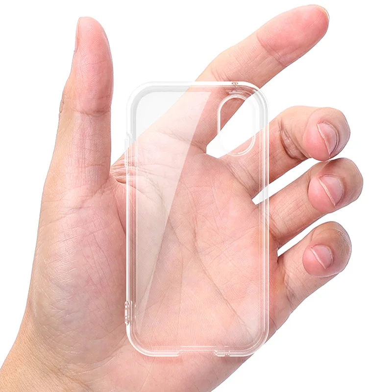Miękka, cienka tylna obudowa i folia zabezpieczająca ekran z TPU, przezroczyste etui, do telefonu TCL Palm Mini, PVG100, 4G — zdjęcie produktu 5