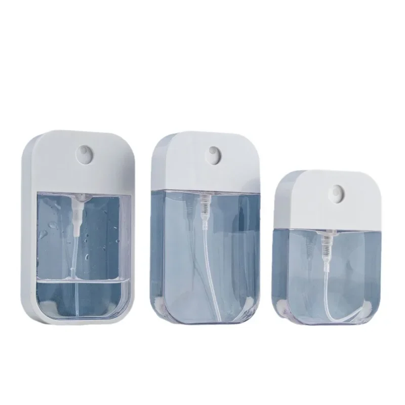 New 45ml 6 Color Portable Refillable Hand Sanitizer Alcohol Bottles Mini Card Spray Bottle Travel Sub-bottling Cosmetics Press