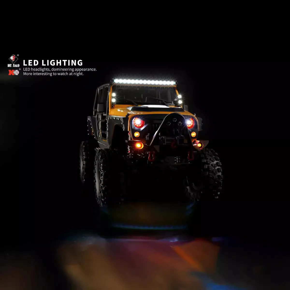 Wl 104010 1:10 2,4 g Wrangler elektrische vierwielaandrijving klimmen terreinwagen simulatie Rc afstandsbediening voertuig met lier