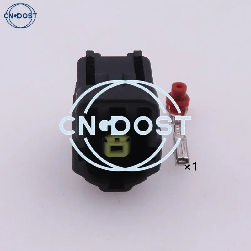 

1 Set 1 Pin AC Assembly Female Socket Car Wire Harness Connector With Terminal And Rubber Waterproof Seal 184042-1
