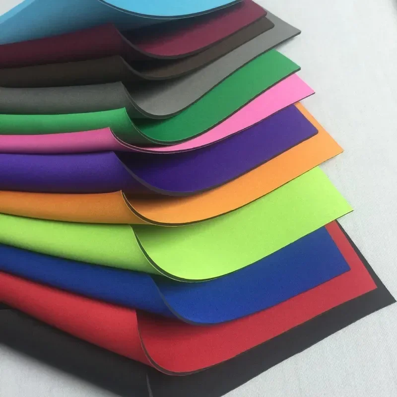 4mm Colorful SBR Neoprene Diving Fabric Double Sided Bonded Cloth For Water Wind Resistant Diving Shock Protection Wetsuits