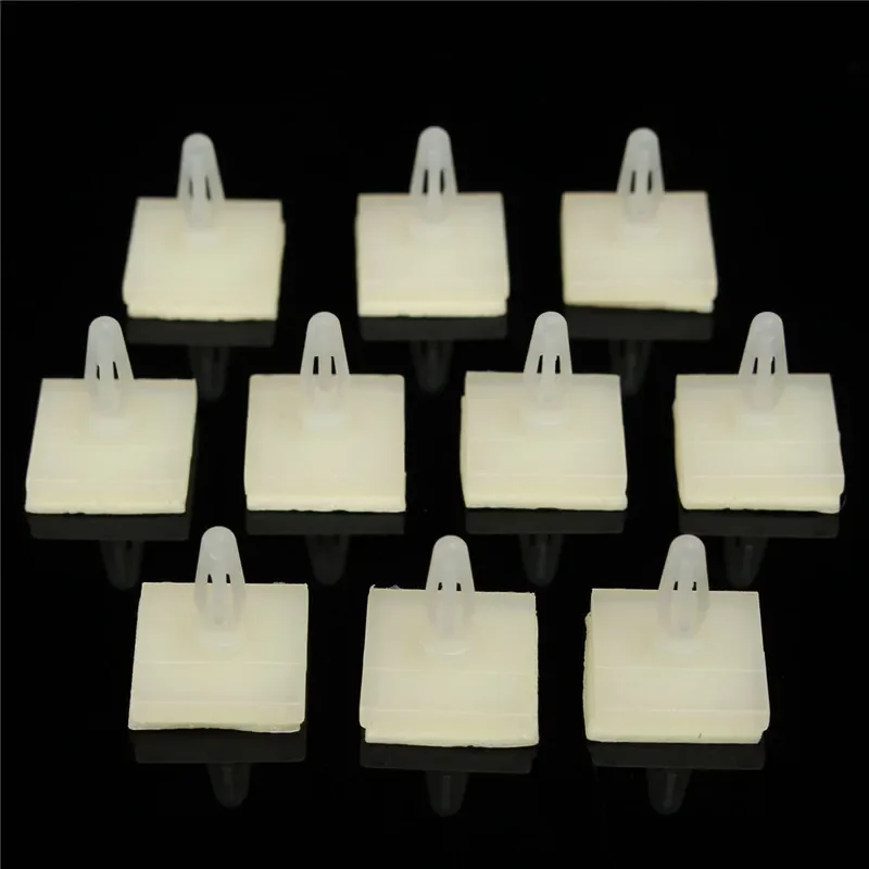 50/100Pcs HC-5 3mm Nylon Plastic Stick Fixed Clip On PCB Spacer Standoff Locking Snap-In Posts Fixed Clips Adhesive Kit