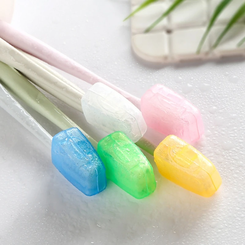 5Pcs Portable Toothbrush Head Cover Case for Travel Hiking Camping Toothbrush Box Brush Cap Case