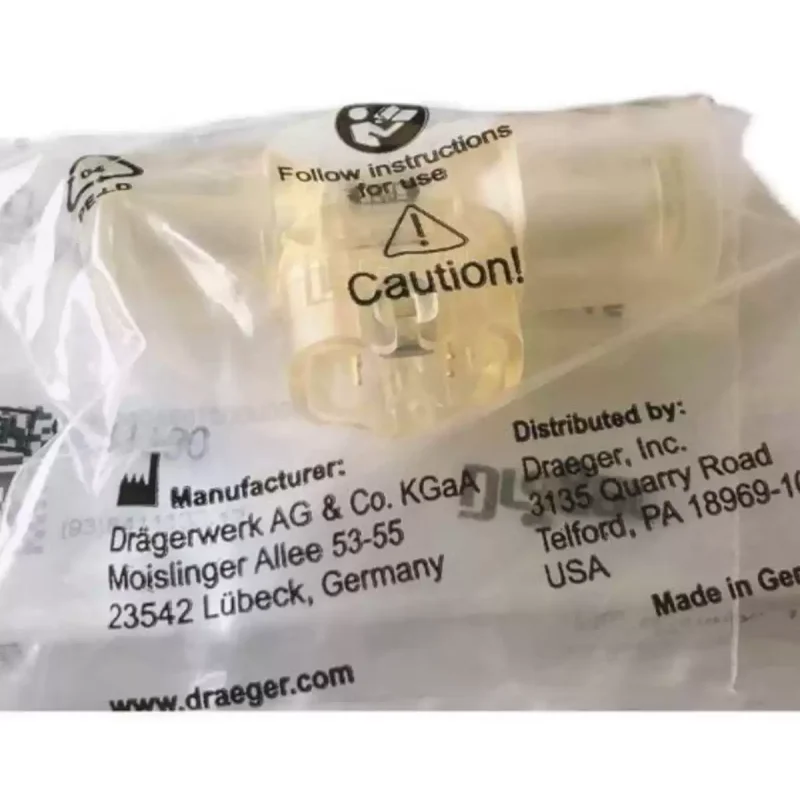 Delger VN500 Medical Respirator Original Accessories Flow Sensor ISO Straight Connector 8411130