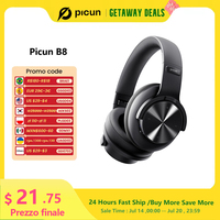 Picun B8 Bluetooth Headphones 120H Playtime Headset Wireless Bluetooth 3EQ Mode Low Latency Hands-Free Calls Over Ear Headphones