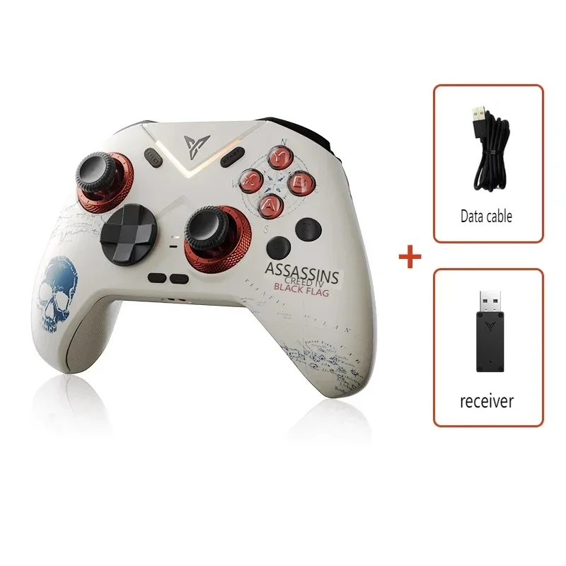 Flydigi Vader 4 Pro Game Controller Athletic Elite Wireless Assassins Creed Gamepad With Hall Rocker For Xbox Steam Pc Custom