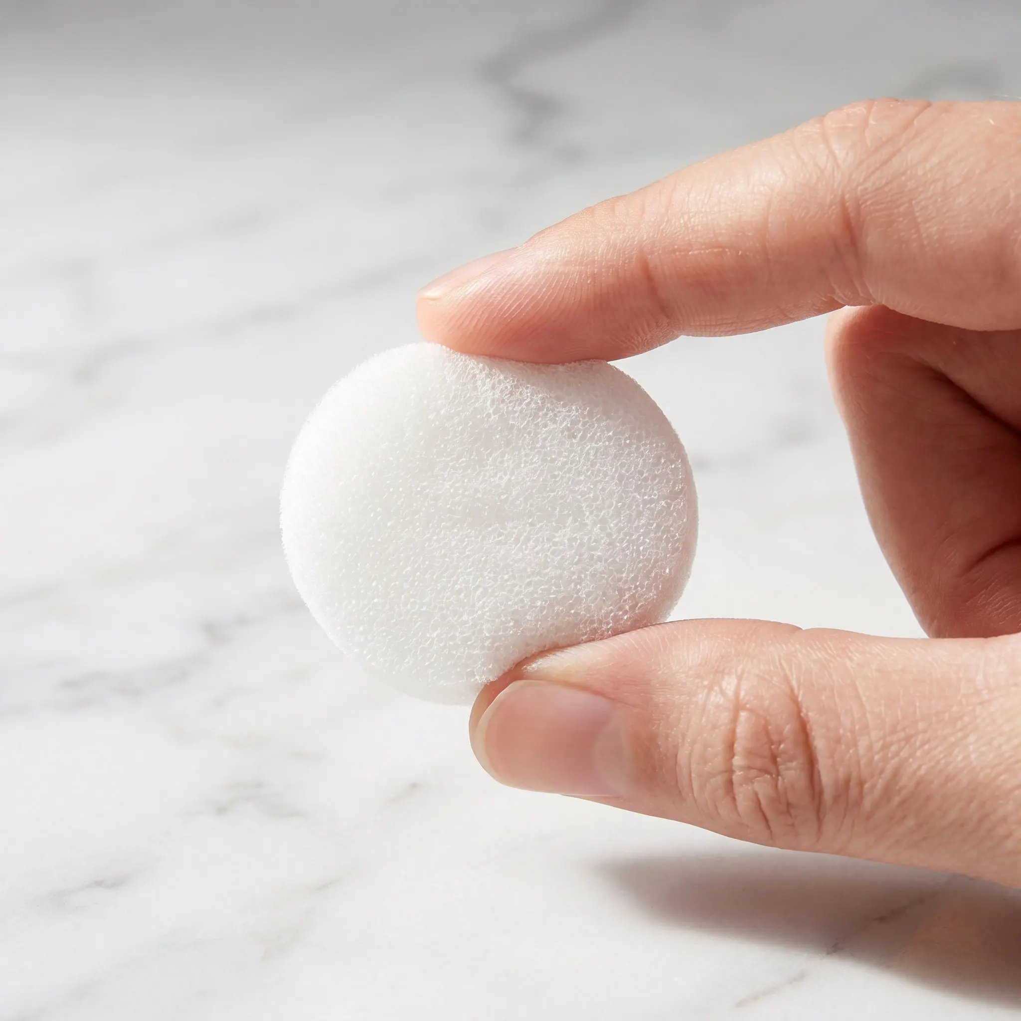 30Pcs Mini Round Craft Ink Sponges 3Cm White Domed Replacement Foam Pads for Drawing Painting Stamping Scrapbooking