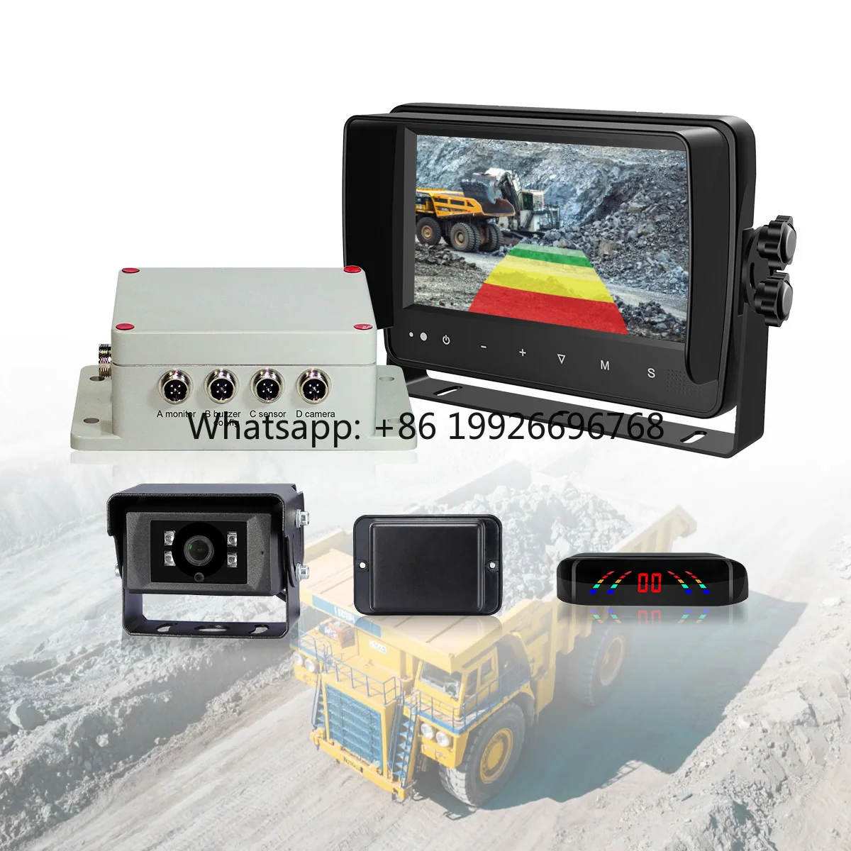 

1080P 77GHz Millimeter Wave Radar Detection System for Human Detection With Camera Monitoring for Heavy Duty Vehicle