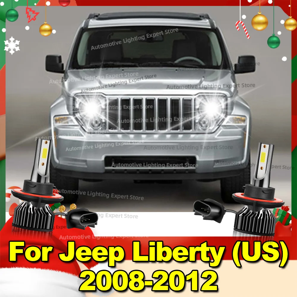 

30000LM Led Headlight Turbo Lamp 6000K Light For Jeep Liberty (US) 2008 2009 2010 2011 2012