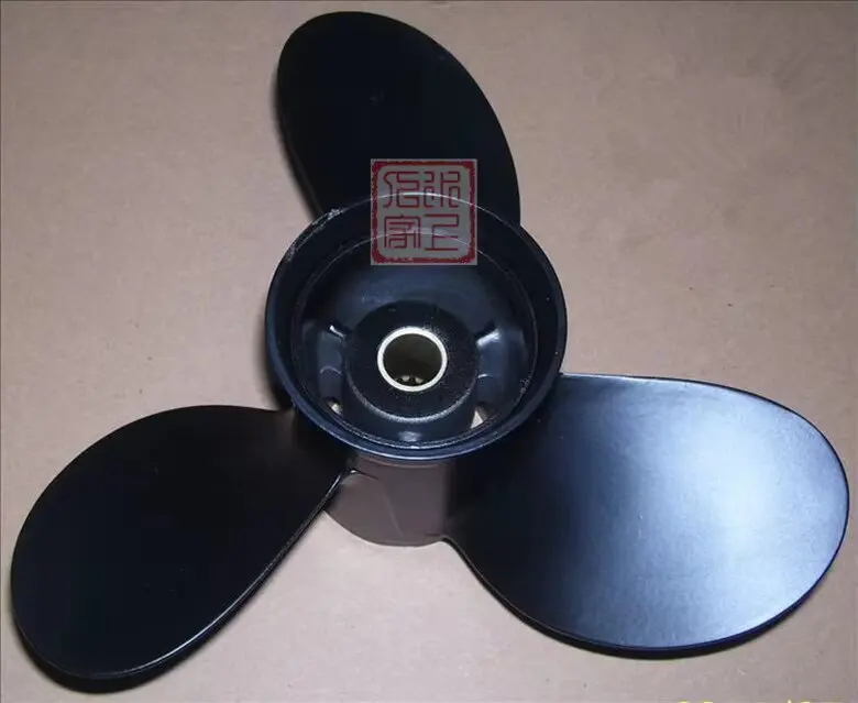 High Quality Aluminum Propellers For Tohatsu Nissan 2-Stroke 4-Stroke 8HP 9.8HP Outboard Motors 8.5X 9 Pitch 12 Spine